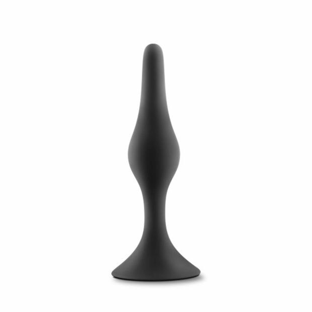 Anal Adventures Platinum – Silicone Beginner Plug – Small – Black Dildos