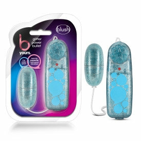 B Yours – Glitter Power Bullet – Blue Bullet Vibrators