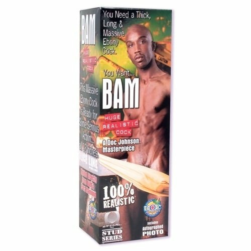 Bam Huge 13 Inch Realistic Cock With Removable Vac-U-Lock Suction Cup Dildos