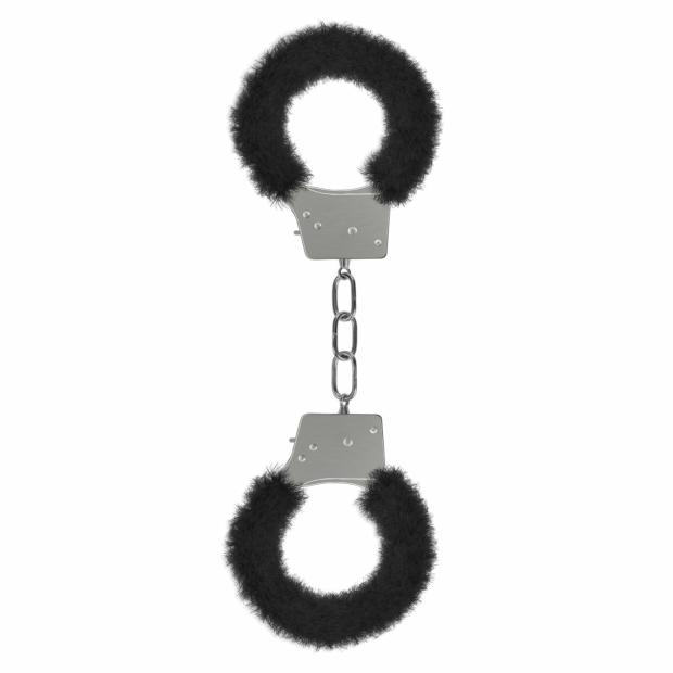 Beginner’s Furry Handcuffs – Black Bondage