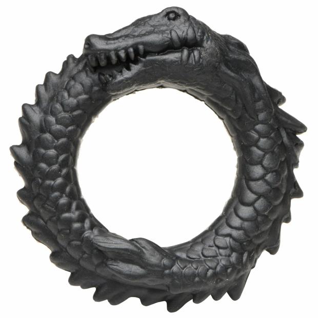 Black Caiman Silicone Cock Ring – Black Cock Rings