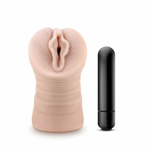 Enlust – Destini – Vibrating Stroker – Beige Male