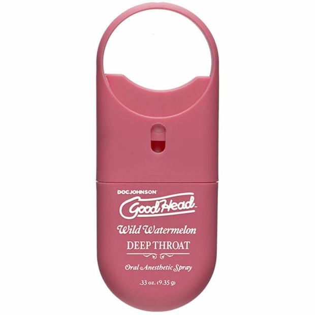 Goodhead – Deep Throat Spray To-Go – Wild Watermelon – .33 Oz. Lubricant & Stimulation