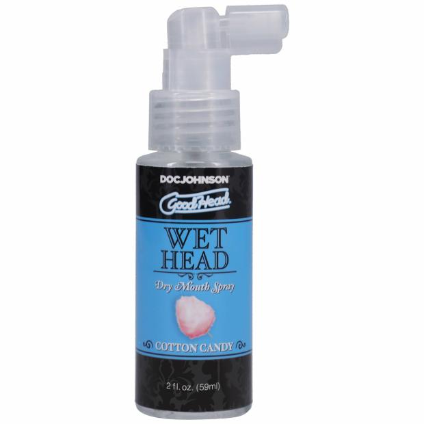 Goodhead – Wet Head – Dry Mouth Spray – Cotton Candy – 2 Fl. Oz. (59Ml) Lubricant & Stimulation