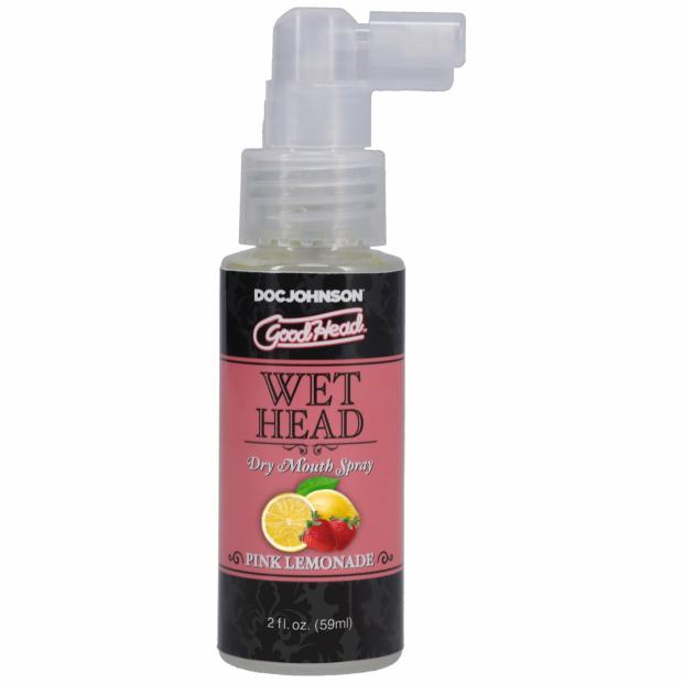 Goodhead – Wet Head – Dry Mouth Spray – Pink Lemonade – 2 Fl. Oz. (59Ml) Lubricant & Stimulation