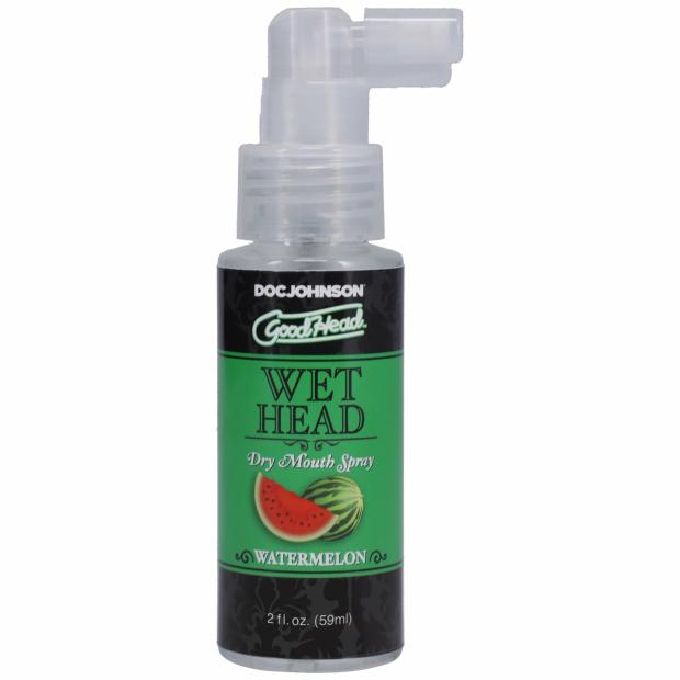 Goodhead – Wet Head – Dry Mouth Spray – Watermelon – 2 Fl. Oz. Lubricant & Stimulation