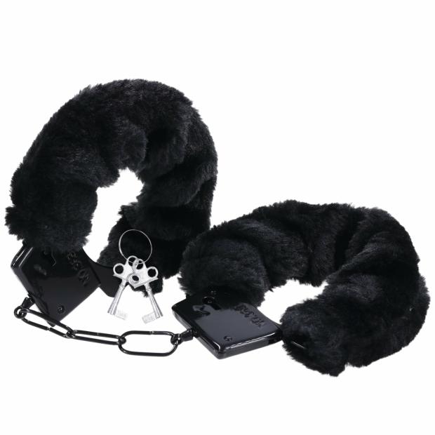 Merci – Fluff Cuffs – Black Bondage