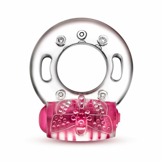 Play With Me – Arouser Vibrating C-Ring – Pink Cock Rings