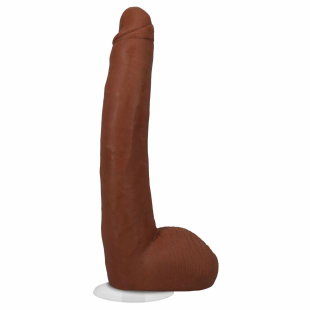 Signature Cocks – Alex Jones 11 Inch Cock With Removable Vac-U-Lock Suction Cup – Caramel Dildos