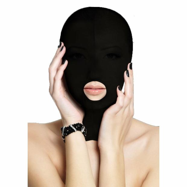 Submission Mask – Black Bondage