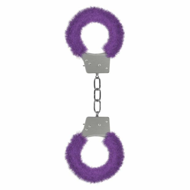 Beginner’s Furry Handcuffs – Purple Bondage