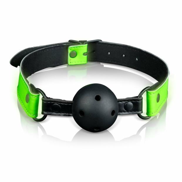 Breathable Ball Gag – Glow In The Dark Bondage